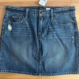 Jcrew NWT Denim skirt